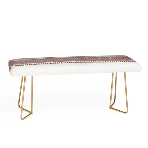 Holli Zollinger FRENCH LINEN SANDSTONE TASSEL Bench