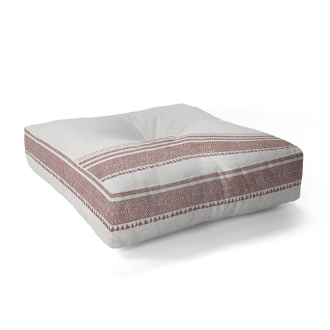 Holli Zollinger FRENCH LINEN SANDSTONE TASSEL Floor Pillow Square