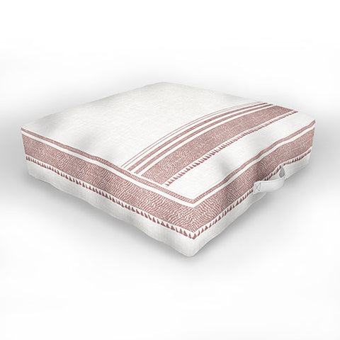 Holli Zollinger FRENCH LINEN SANDSTONE TASSEL Outdoor Floor Cushion