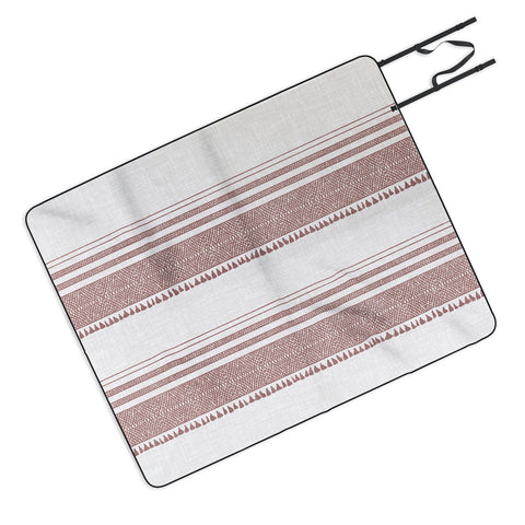 Holli Zollinger FRENCH LINEN SANDSTONE TASSEL Picnic Blanket