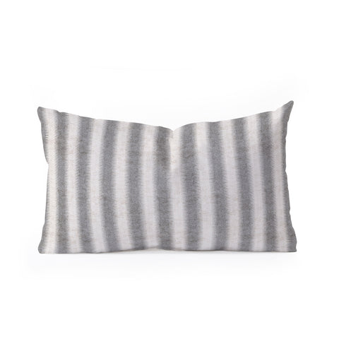 Holli Zollinger FRENCH LINEN SEASIDE STRIPE Oblong Throw Pillow