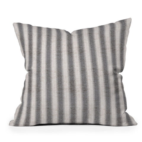Holli Zollinger FRENCH LINEN SEASIDE STRIPE Throw Pillow