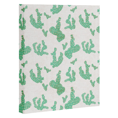 Holli Zollinger FRENCH LINEN SEDONA CACTUS Art Canvas
