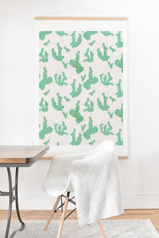 Holli Zollinger FRENCH LINEN SEDONA CACTUS Art Print And Hanger