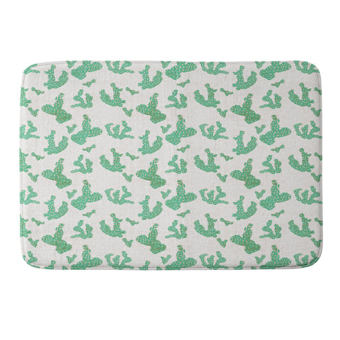 Holli Zollinger FRENCH LINEN SEDONA CACTUS Memory Foam Bath Mat