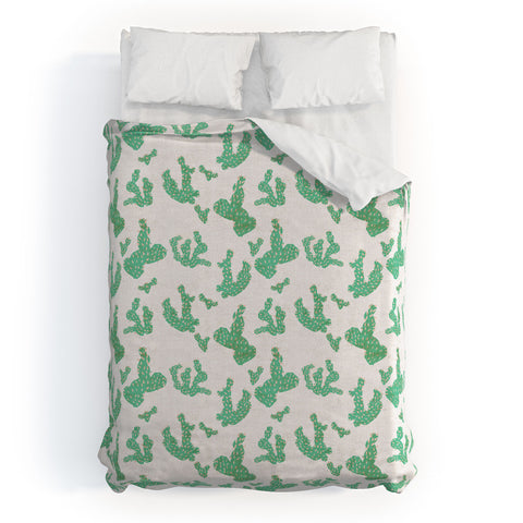 Holli Zollinger FRENCH LINEN SEDONA CACTUS Duvet Cover
