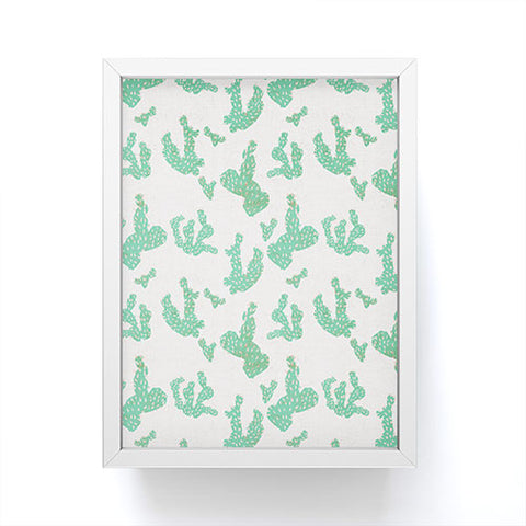 Holli Zollinger FRENCH LINEN SEDONA CACTUS Framed Mini Art Print
