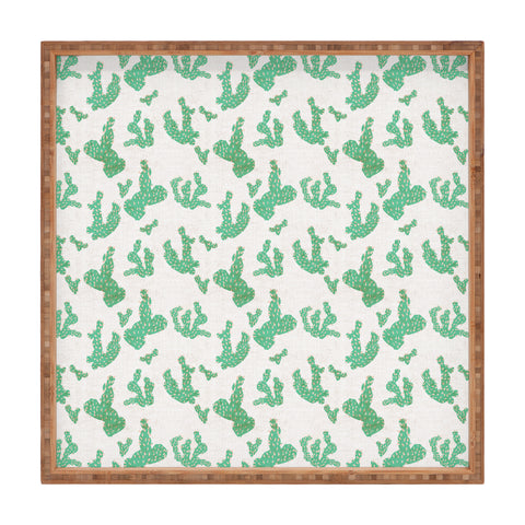 Holli Zollinger FRENCH LINEN SEDONA CACTUS Square Tray