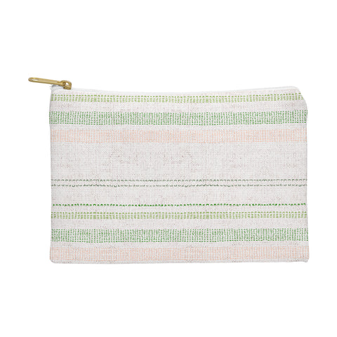 Holli Zollinger FRENCH LINEN STRIPE BLUSH Pouch