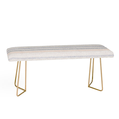 Holli Zollinger FRENCH LINEN STRIPE NAVY Bench