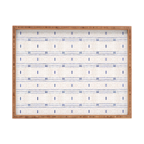 Holli Zollinger FRENCH LINEN STRIPE Rectangular Tray