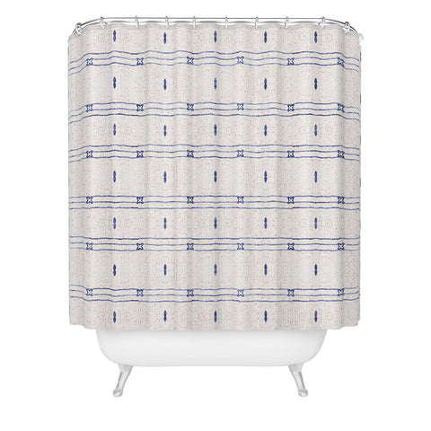 Holli Zollinger FRENCH LINEN STRIPE Shower Curtain