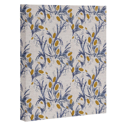 Holli Zollinger FRENCH LINEN THISTLE Art Canvas