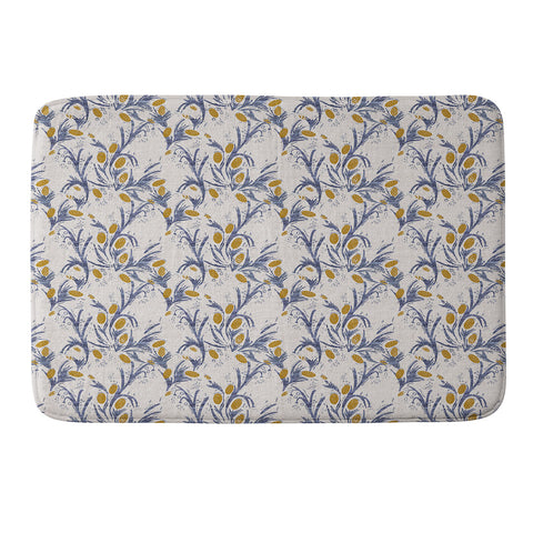 Holli Zollinger FRENCH LINEN THISTLE Memory Foam Bath Mat