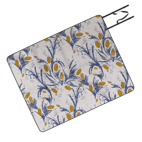 Holli Zollinger FRENCH LINEN THISTLE Picnic Blanket