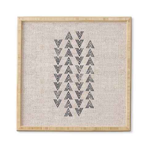 Holli Zollinger FRENCH LINEN TRI ARROW Framed Wall Art