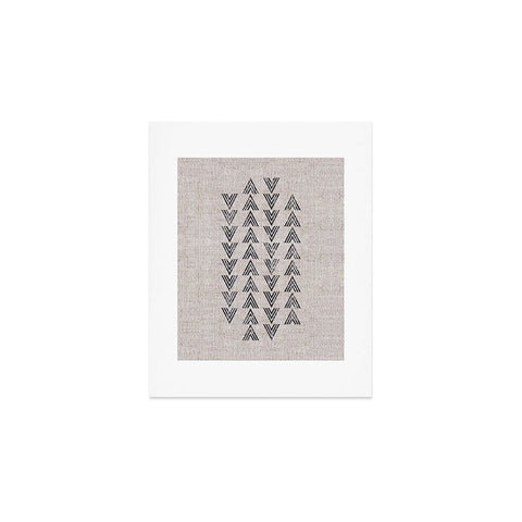 Holli Zollinger FRENCH LINEN TRI ARROW Art Print