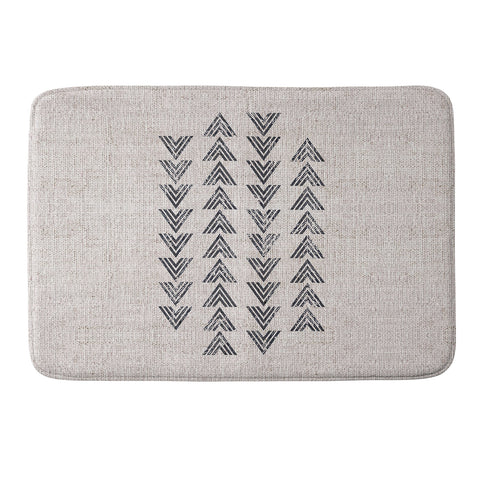 Holli Zollinger FRENCH LINEN TRI ARROW Memory Foam Bath Mat
