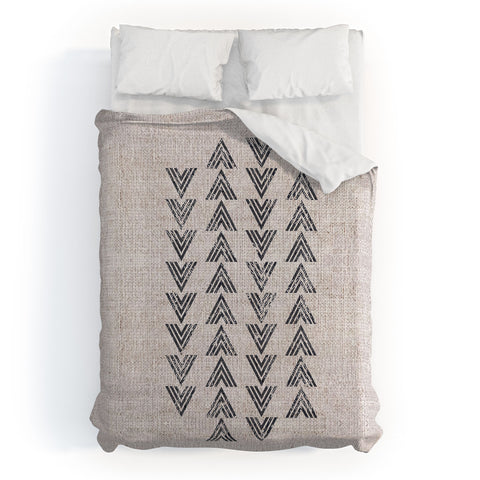Holli Zollinger FRENCH LINEN TRI ARROW Duvet Cover