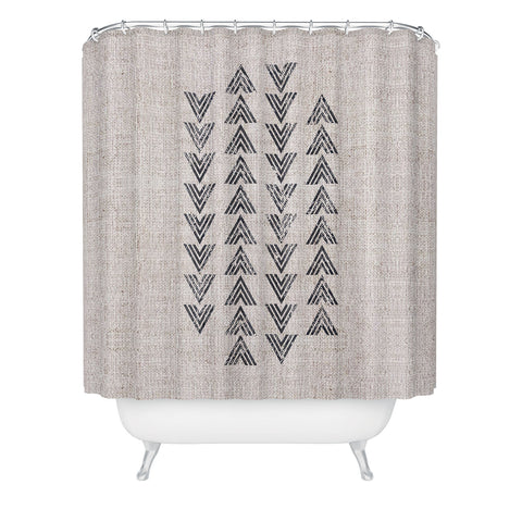 Holli Zollinger FRENCH LINEN TRI ARROW Shower Curtain