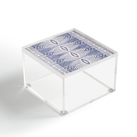 Holli Zollinger FRENCH LINEN TRIBAL IKAT Acrylic Box