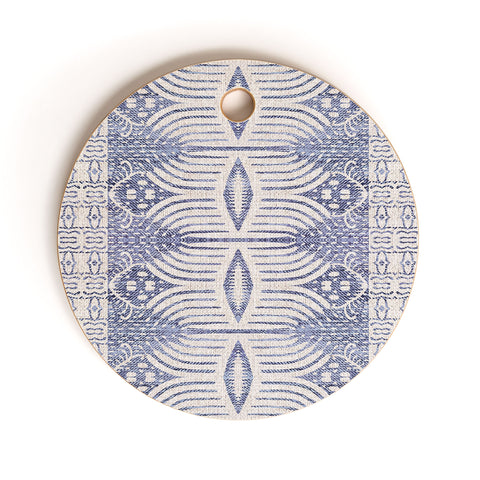 Holli Zollinger FRENCH LINEN TRIBAL IKAT Cutting Board Round