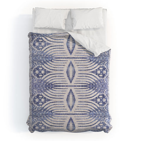 Holli Zollinger FRENCH LINEN TRIBAL IKAT Duvet Cover