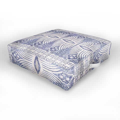 Holli Zollinger FRENCH LINEN TRIBAL IKAT Outdoor Floor Cushion