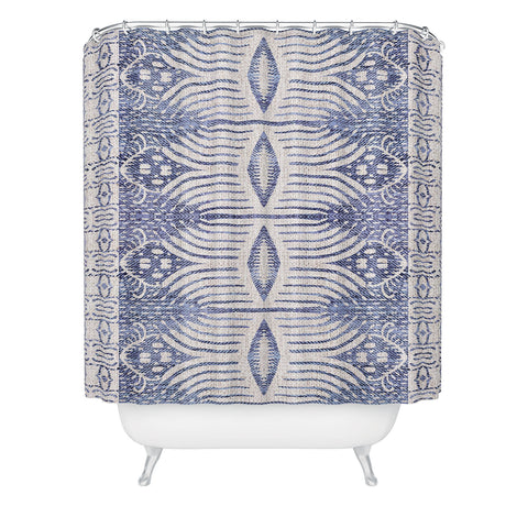 Holli Zollinger FRENCH LINEN TRIBAL IKAT Shower Curtain