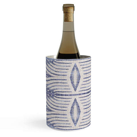 Holli Zollinger FRENCH LINEN TRIBAL IKAT Wine Chiller