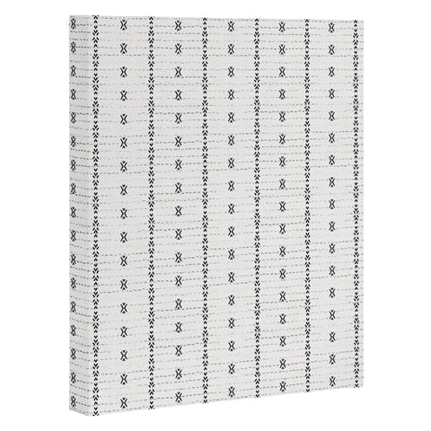 Holli Zollinger FRENCH LINEN TRIBAL STRIPE Art Canvas