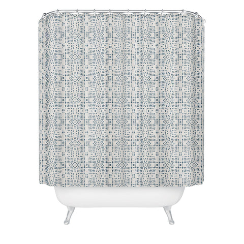 Holli Zollinger GEMMA BLUE Shower Curtain