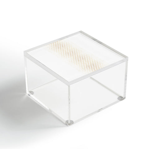 Holli Zollinger GOLD HONEYCOMB Acrylic Box