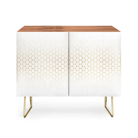 Holli Zollinger GOLD HONEYCOMB Credenza