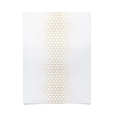 Holli Zollinger GOLD HONEYCOMB Poster