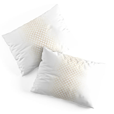 Holli Zollinger GOLD HONEYCOMB Pillow Shams
