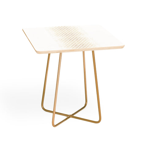 Holli Zollinger GOLD HONEYCOMB Side Table