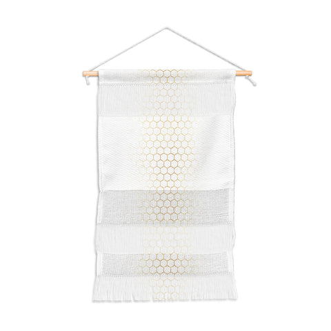 Holli Zollinger GOLD HONEYCOMB Wall Hanging Portrait