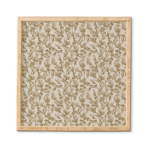 Holli Zollinger GREENWOOD LINEN Framed Wall Art