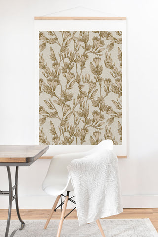 Holli Zollinger GREENWOOD LINEN Art Print And Hanger