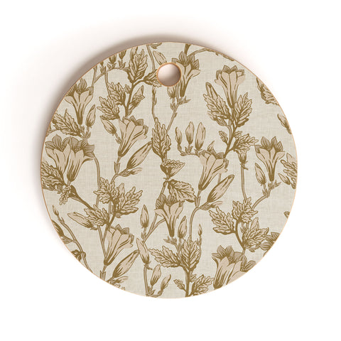 Holli Zollinger GREENWOOD LINEN Cutting Board Round