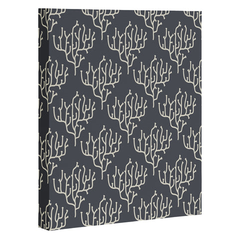 Holli Zollinger Grey Coral Art Canvas