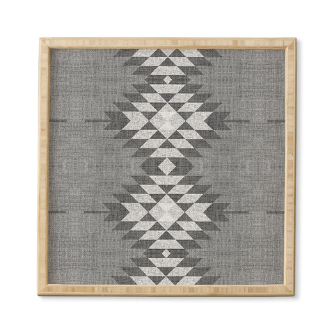 Holli Zollinger GREY DIAMOND LINEN Framed Wall Art