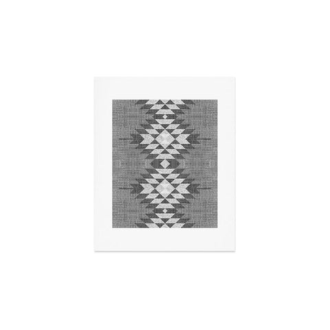 Holli Zollinger GREY DIAMOND LINEN Art Print