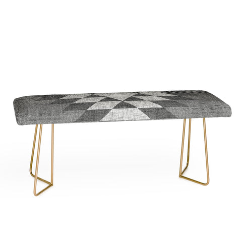 Holli Zollinger GREY DIAMOND LINEN Bench