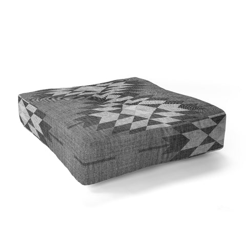 Holli Zollinger GREY DIAMOND LINEN Floor Pillow Square