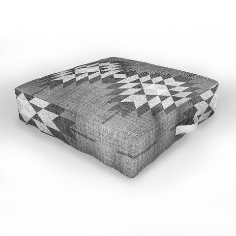 Holli Zollinger GREY DIAMOND LINEN Outdoor Floor Cushion