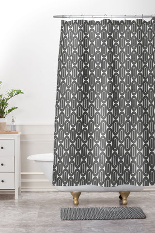 Holli Zollinger GREY DOT Shower Curtain And Mat