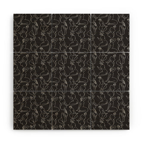 Holli Zollinger HERA DARK Wood Wall Mural