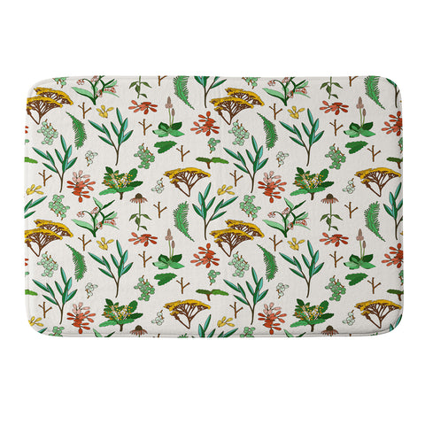 Holli Zollinger HERBAL STUDY Memory Foam Bath Mat